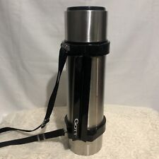 Vintage Stainless Steel Vacuum Gott Thermal Bottle Union Pacific System  picture