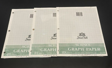 Stuart Hall Science Graph Paper 1 mm 10.5 x 8 - 3 Pks with a total of 75 sheets picture