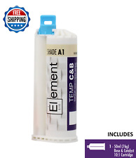 ELEMENT Temporary Crown and Bridge Material Cartridge 50ml(76g) Dental SHADE A1 picture