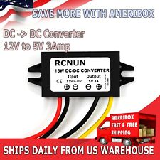 Car Waterproof DC-DC Converter 12V Step Down to 5V Power Supply Module 3A 15W picture