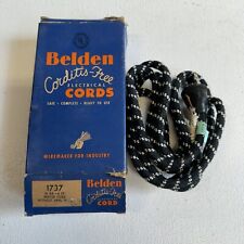 Vintage Belden appliance electric cord 1737 18ga 6ft Heater Cord w/o Appl. Plug picture