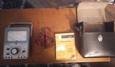 Knight  KG-640 VOLT  METER  w/ Manual AND ORIGINAL CASE picture