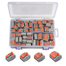 140Pcs Lever Quick Nuts Wire Connectors,Insulating,Pack Conductor Compact picture