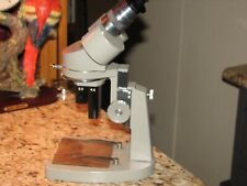 Vintage UNITRON M S F 39482 stereo binocular microscope, Tested, Working picture