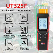 UNI-T UT325F 4CH Thermocouple Thermometer Bluetooth Type K J T E R S N ℃/℉/K picture