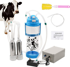 Milking Machine for Cow Electric Milker 3L Portable Pulsation Vacuum Pump Automa picture