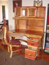 Rustic Red Cedar Secretary/Personal Desk Solid Wood picture