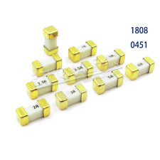 Silver Gold 1808 125V 250V AC 0451 SMD Fast blow Fuse 0.5A 500mA 1A 2A 3A... picture