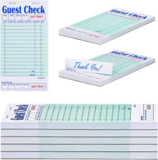 Methdic Guest Checks Server Note Pads 250 Orders Waitress Notepad for Restaurant picture