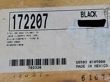 Alpha Wire 172207 #22awg Tinned Copper M16878/1BFB Hook-Up Wire 600V Black/100ft picture