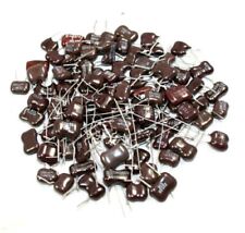 Dipped Silver Mica Capacitor Assortment  ~100 pieces, 1.8pF-1200pF, 100v-500v DC picture