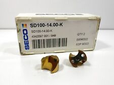 SECO SD100-14.00-K New Carbide Inserts 90322 2pcs picture