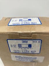 8-32 Stainless Steel 18-8 K-Lock (KEPS) Nuts (Box of 3000) picture