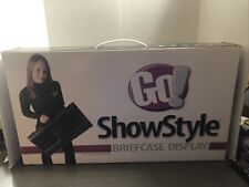 ExpoGo GO ShowStyle Portable Display Briefcase Tabletop Black OPEN BOX picture