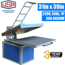 US Stock 31 x 39in Manual Textile Thermo Transfer Large Heat Press Machine 220V picture