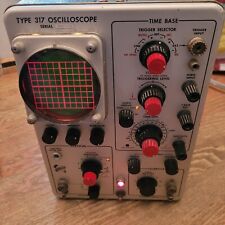 Vintage Tektronix Type 317 Oscilloscope Lights Up UNTESTED picture