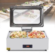 9 QT Electric Chafing Dish Stainless Chaffing Server Warmer for Catering Buffet  picture