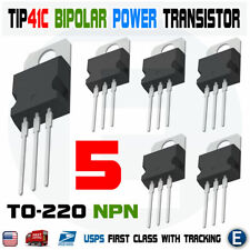 5pcs TIP41C TIP41 NPN Bipolar Power Transistor TO-220 100V 6A 65W picture