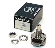 Clarostat RV4LAYSD253A 25K ohm 2W Mil Spec Potentiometer Linear Locking  - New picture