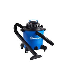 Vacmaster 12-GALLON Corded Canister Vacuum Cleaner Bagged Blue (VOC1210PF) picture