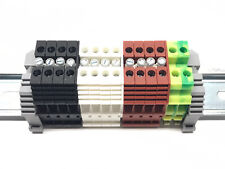 KONNECT-IT DIN Rail Terminal Block Kit KN-T10 10 AWG 30A 600V FAST SHIPPING picture