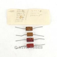 Vintage Lot of 79 El-Menco Small Mica Capacitors, Various Ratings picture