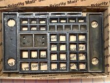 LETTERPRESS Metal Furniture Vintage Mixed Lot of 25 Pieces for Printing 7.6 lbs picture