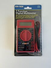 Cen-Tech 7 Function Multi-Tester, Digital MultiMeter, New in package picture