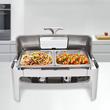 9.5Qt Commercial Food Warmer Steam Table Buffet Server Warmer Stainless-Steel 9L picture