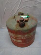 Vintage EAGLE M5 20 Guage Galvanized Metal 5 Gallon Gas Container Can picture
