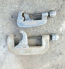Vintage Ridgid No. 40 & No. 132 Tubing Pipe Cutters 2” to 4” - 1/4 To 2 5/8 picture