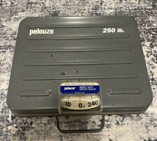 Vintage Pelouze Heavy Duty Utility Shipping Scale 250 lb Capacity P250S Locking picture