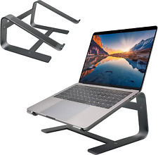 Macally Aluminum Laptop Stand for Desk - Works with all Macbook Space Gray  picture