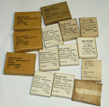 ASSORTED VINTAGE 1960s MILITARY FUSES F02A/F09A/F02G/3131 CARTRIDGE TYPE NOS picture