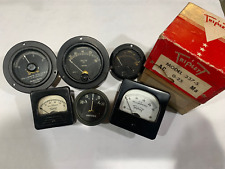 Vintage Meters, One Lot of Various Meters, Electrical/Electronic Equipment picture