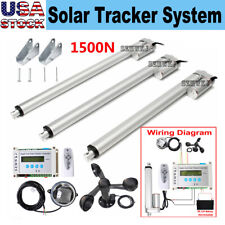 Dual Axis Solar Panel Tracker Controller +6000N Linear Actuator +Anemometer Kits picture
