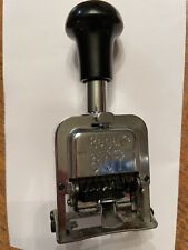 Vintage Regal 607 Automatic Consecutive 6-Wheel Numbering Machine (Ink Stamp) picture