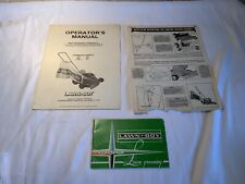 Vintage Lawn Boy Commercial Models Operator’s Manuals  picture