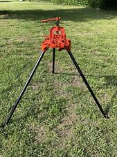 Vintage Rigid Pipe Vice On Tri-Stand picture