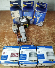 Lot of 9 Vintage Intermatic Photo Controllers and Parts. Mixed Condition w/ Box picture