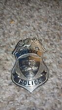 VINTAGE SPECIAL POLICE SCALE OF JUSTICE LION & EAGLE BADGE picture