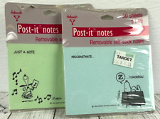 Vintage Snoopy Schulz Post It Notes LOT 1990s Music Notes Dancing Dog House NOS picture