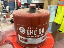 Vintage Eagle SNO GO Model XM-509 Snowmobile 6 Gallon Gas Fuel Can EXC CONDITION picture