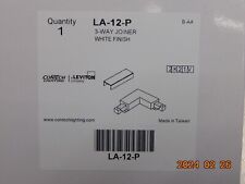 NEW ConTech Lighting LA-12-P White 3-Way Joiner track Lighting SHIPS FREE picture