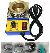 150W 50MM Lead Free Solder Pot Titanium Soldering Melting Furnace 500g Capactity picture