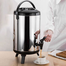 Insulated Hot & Cold Beverage Dispenser Server 3.17Gallon/12L Stainless Steel picture