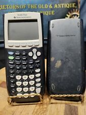 Texas Instruments Black TI-84 Plus Graphing Calculator with Cover WORKS picture