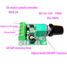 Low Voltage DC 3V 5V 6V 9V 12V 2A PWM DC Motor Pump Speed Controller Regulator picture
