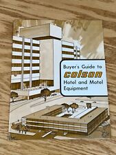 Vintage Catalog 1960 Colson Hotel Motel Equipment Buyer's Guide Industrial picture