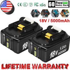 2Pack For OEM Makita 18V 5.0Ah LXT Lithium-Ion BL1830 BL1850 BL1860 tool Battery picture